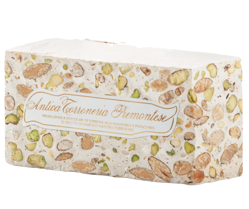 Nougat croquant aux amandes et pistaches.